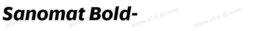 Sanomat Bold字体转换 Sanomat Bold字体转换